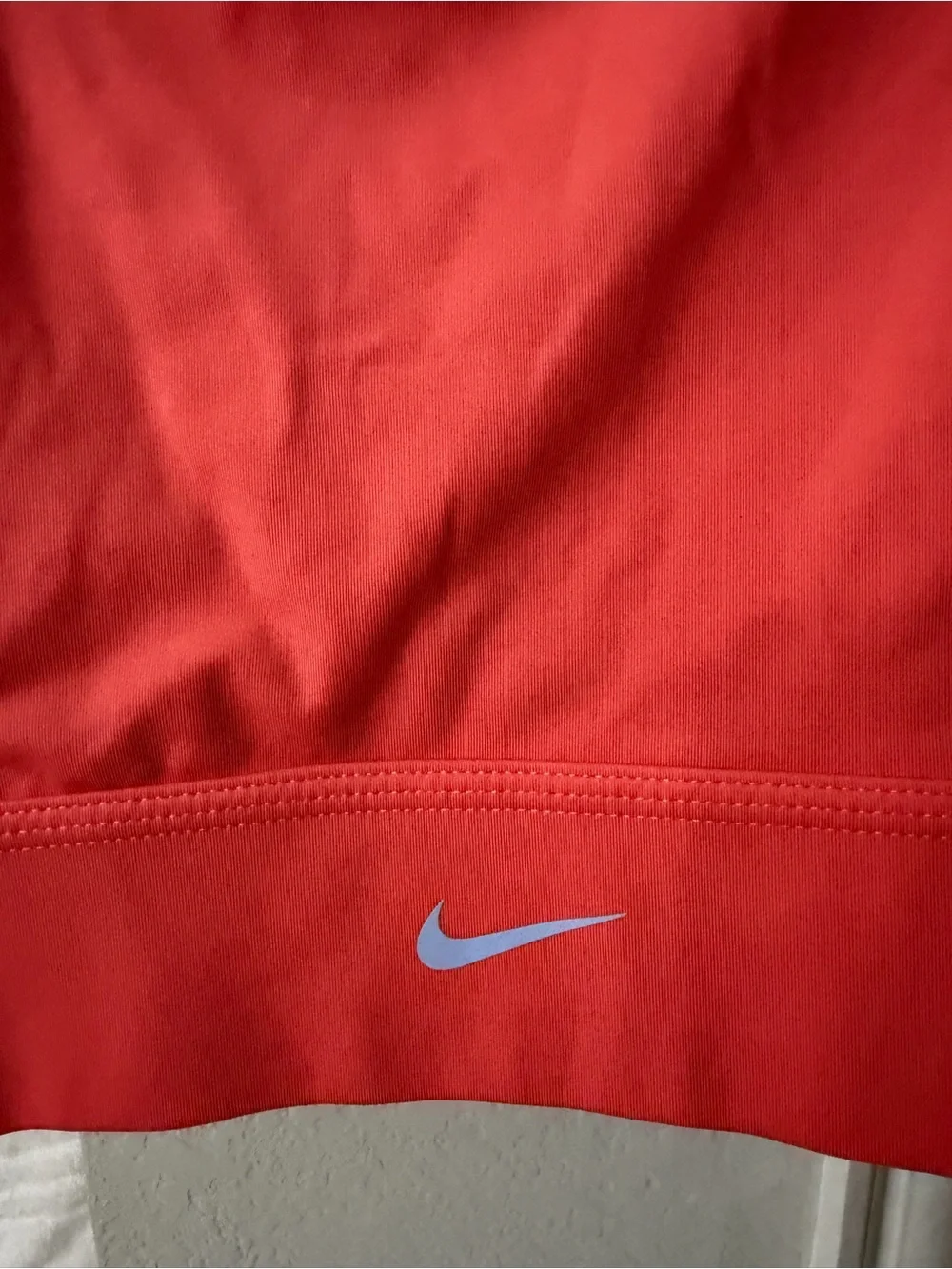 Nike Dri-FIT Racerback Medium Support Sports Bra Coral XL